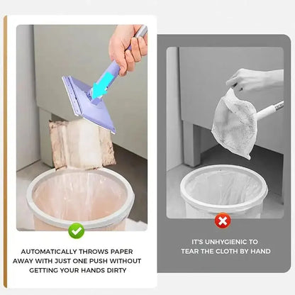 Easy-Clean Mini Mop With Auto Cloth Grip