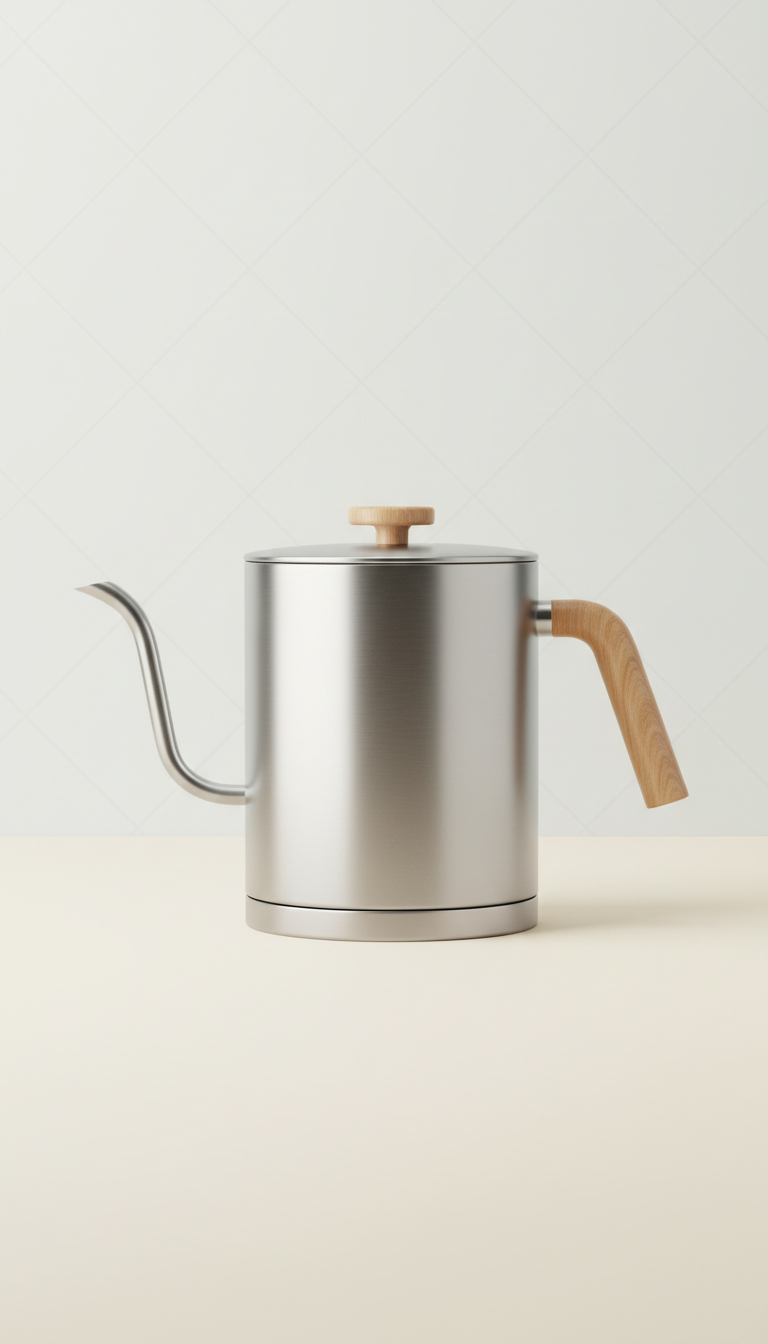 Minimalist Stainless Steel Kettle